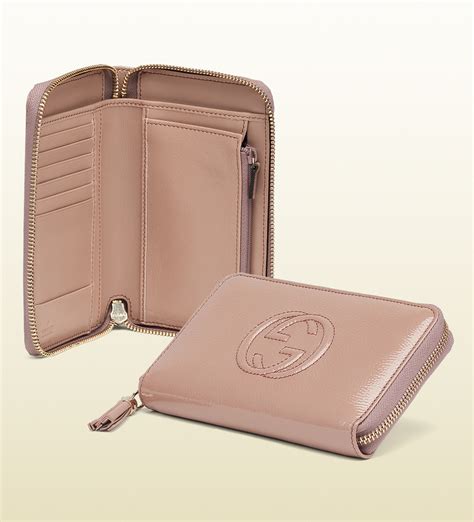 pink gucci wallet|gucci soho wallet pink.